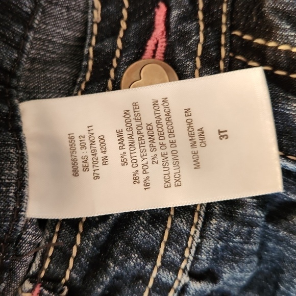 PIPER Baby Sequin Pocket Jeans Size 3T - Picture 9 of 10